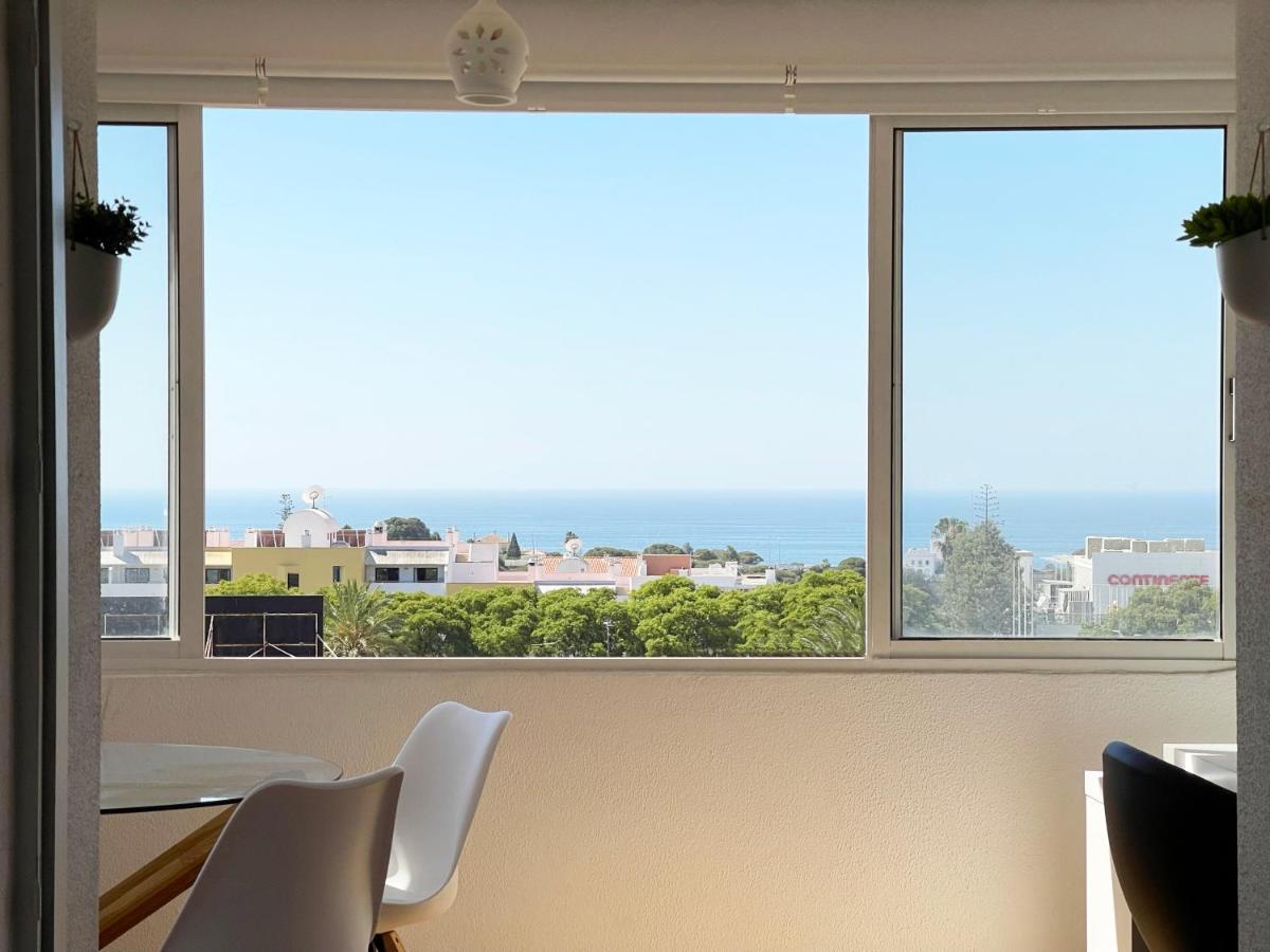 Panoramic Seaview - 2 Bedroom, Main Ave, 15 Min Walk Beach, Workspace Албуфейра Екстер'єр фото